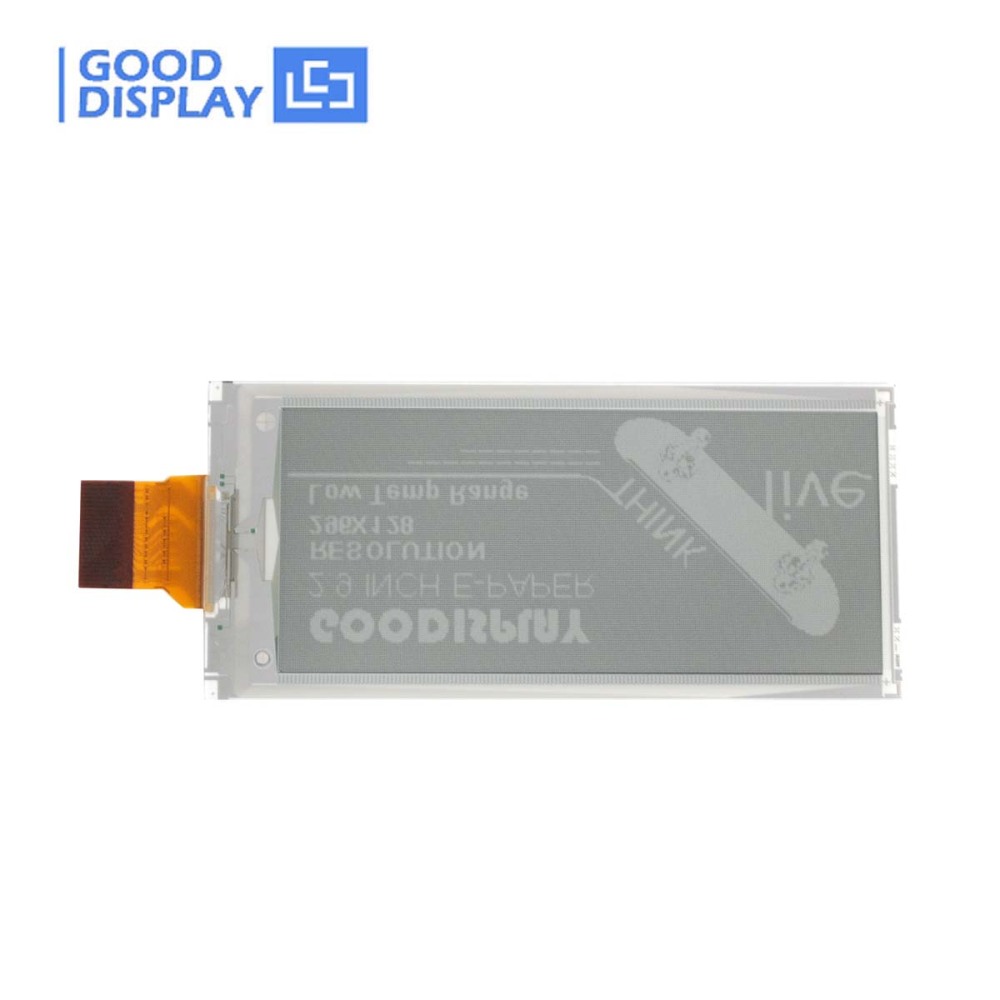 2.9-Inch E-Paper Display Screen Low Temp Resistant (-25~10℃) High Resolution 296x128