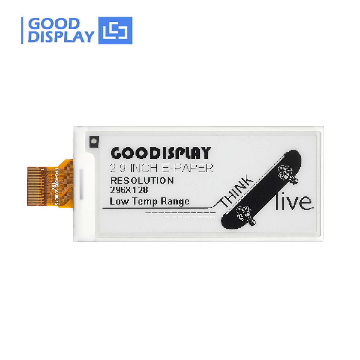 High-Contrast 2.9-Inch E-Paper Display: Perfect for Low-Temperature ...