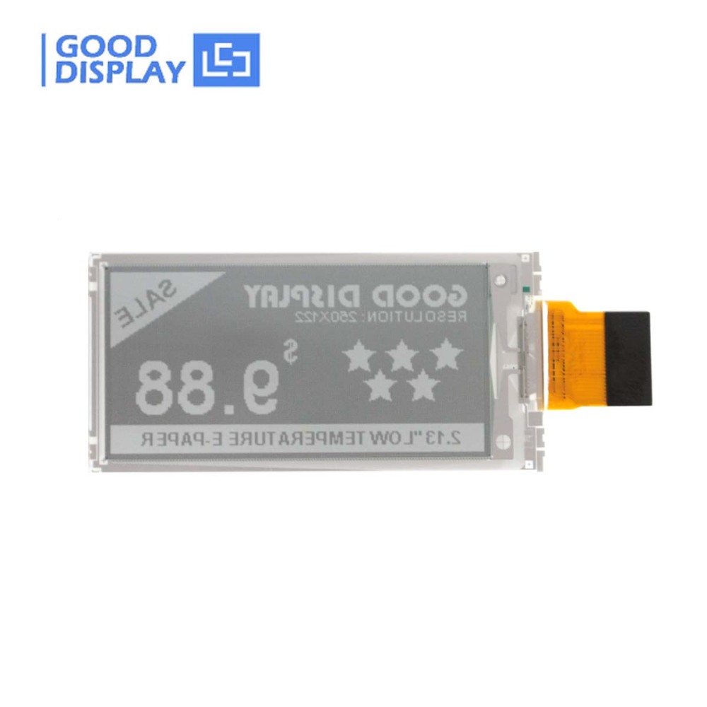[EOL]2.13 inch -25℃~10℃ Low Temperature E-Ink 250x122 E-Paper Display