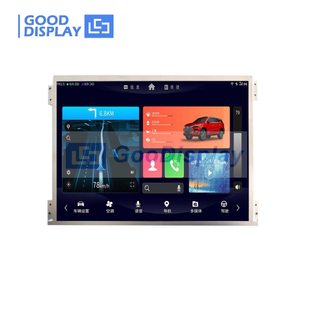 10.4 inch TFT LCD Display Panel with Development Board, Wide-temperature