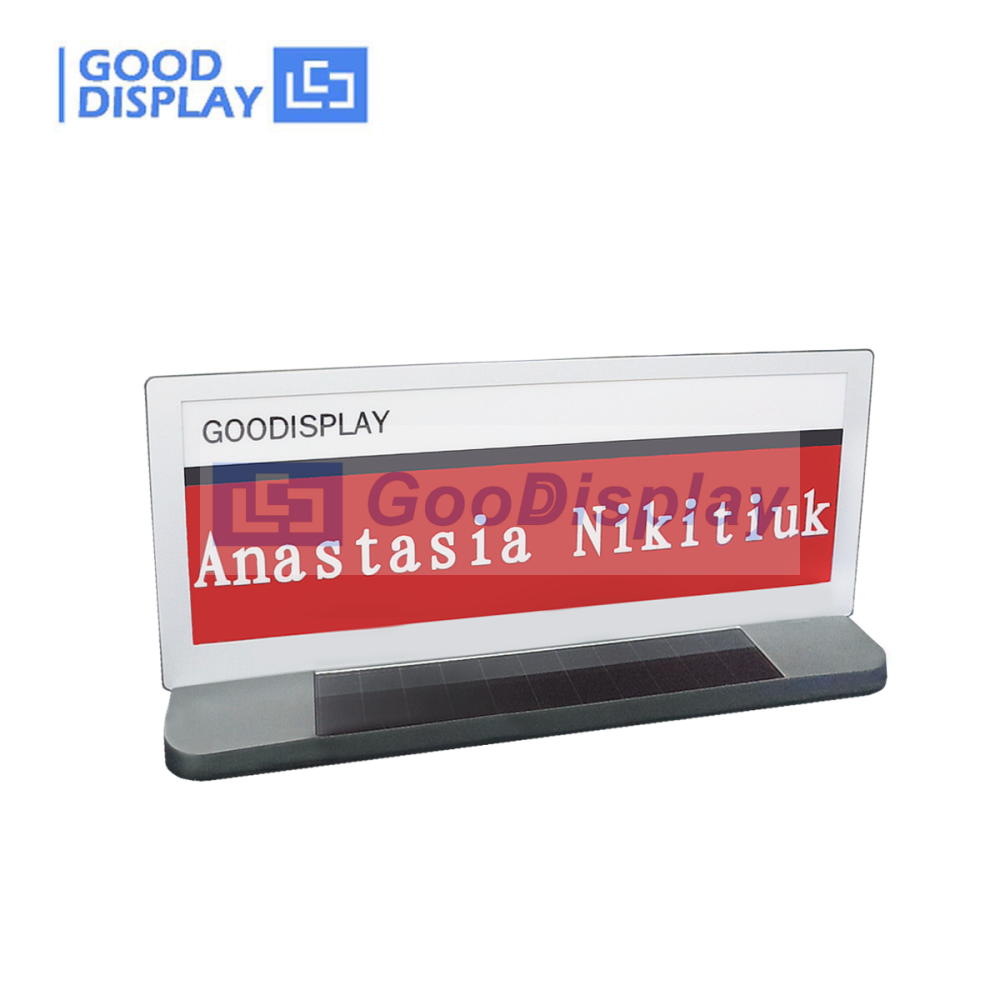 Photovoltaic Intelligent Electronic Notice Board with 10.85-inch 3-color E-paper display