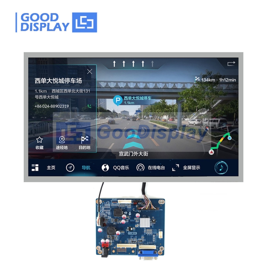 15.6 inch TFT LCD Display Panel with Development Board, TFT Wide-temperature, High-brightness 1000Nit