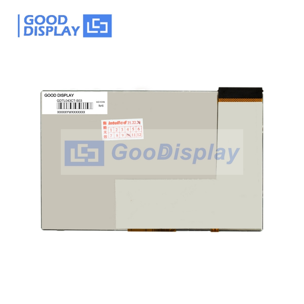 4.3 inch TFT LCD Display Panel, High-brightness display 1100Nit, GDTL043CT-S03