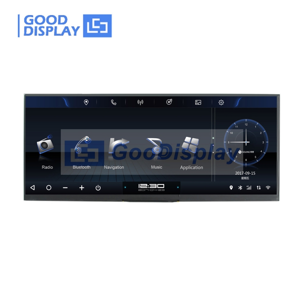 12.3 inch TFT LCD Display Panel, Wide-temperature, Operating Temp: -30℃~85℃, High-brightness 1000Nit, GDTL123UL-S01