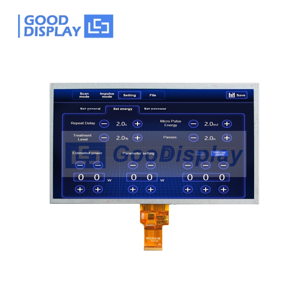 10.1 inch TFT LCD Display Panel, Car Dashboard Screen, GDTL101JL-S06