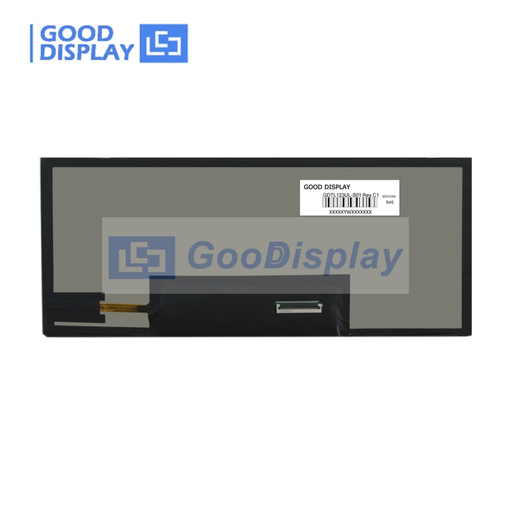 12.3 inch TFT LCD Display Panel, Wide-temperature, Operating Temp: -30℃~85℃, High-brightness 1000Nit, GDTL123UL-S01