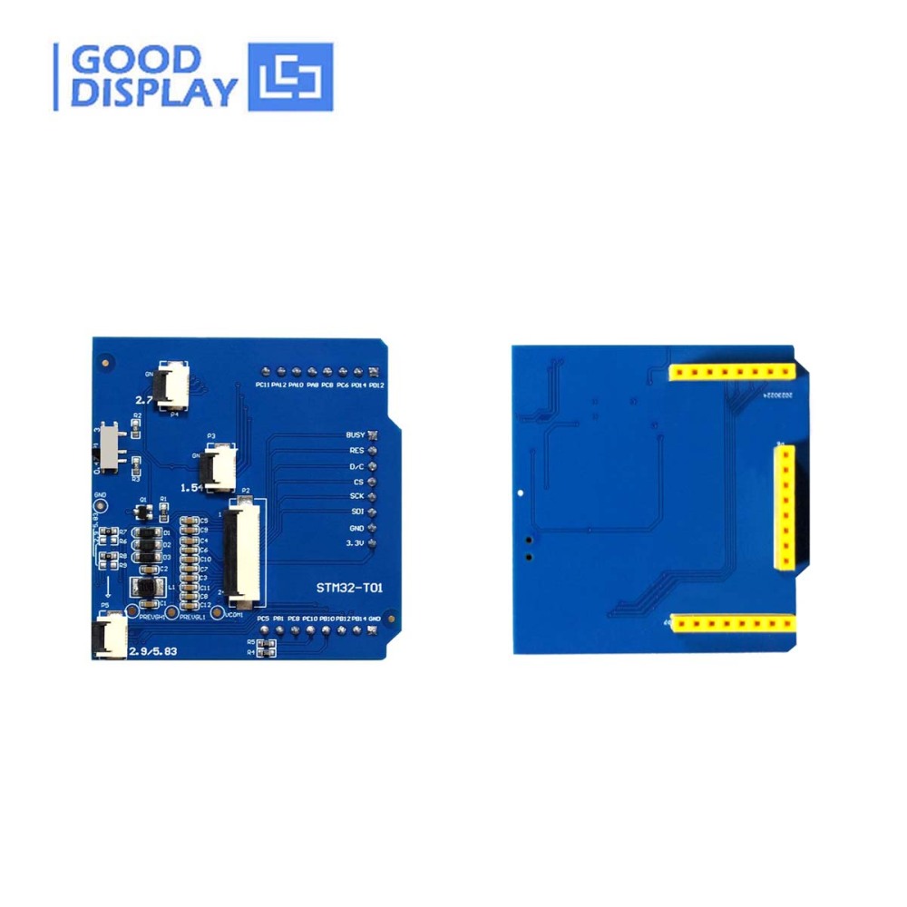 Multifunction E-paper HAT connection STM32 adapter board, STM32-T01