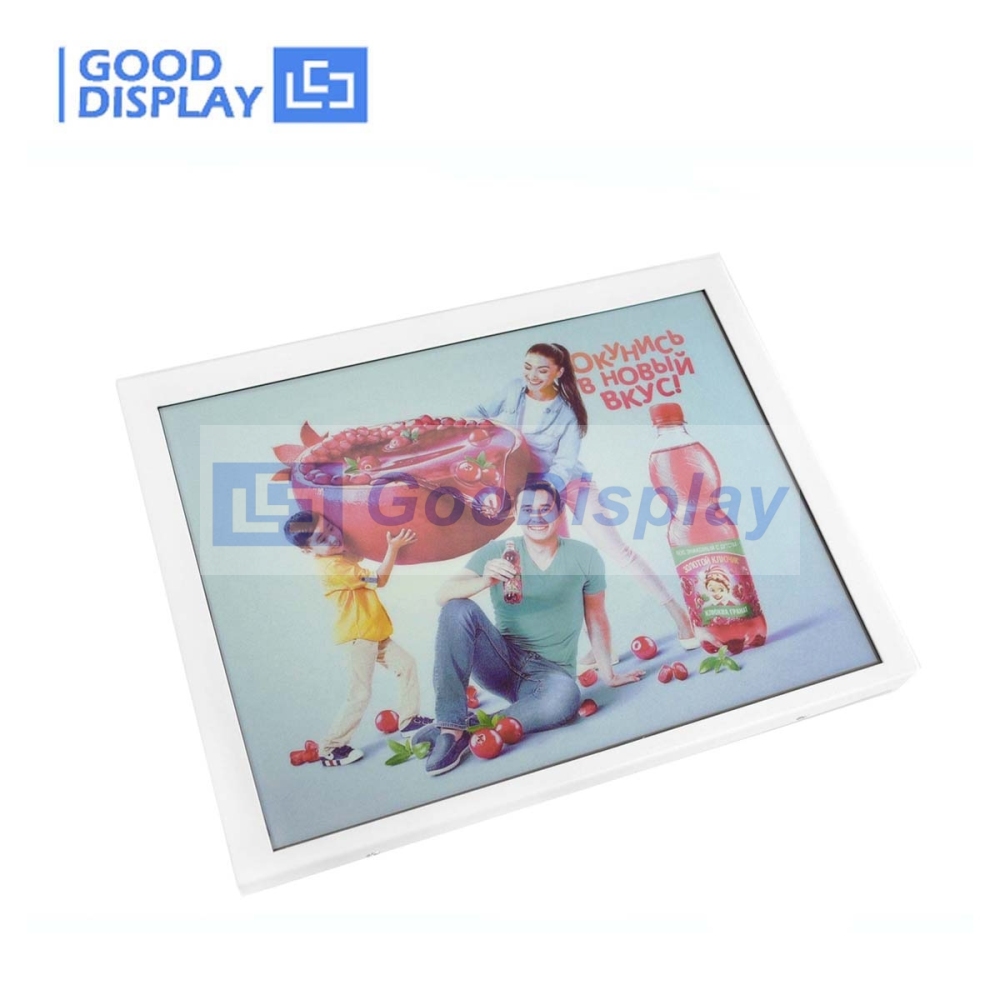 13.3 inch color electronic signs ACeP high score 1600 x 1200 color ePaper signage, DMPQ133AC1