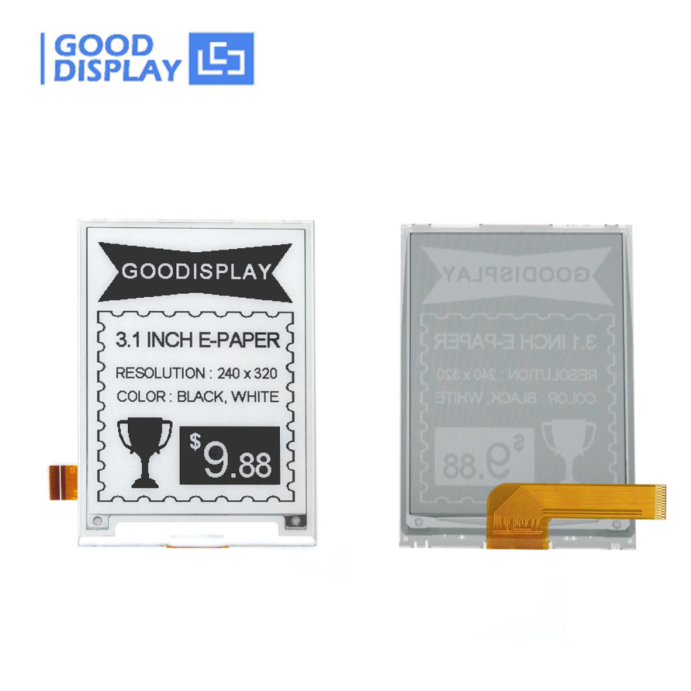 3.1 inch ePaper Display 1s Fast refresh 320x240 UC8253 SPI E Ink screen