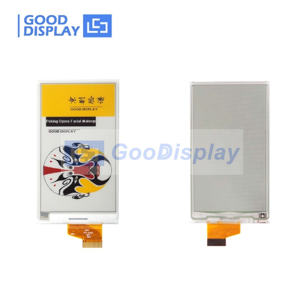 3.7-inch  ePaper raw Display for  Raspberry Pi/Jetson Nan, Black, White, Yellow, and Red, 416x240, GDEM037F52