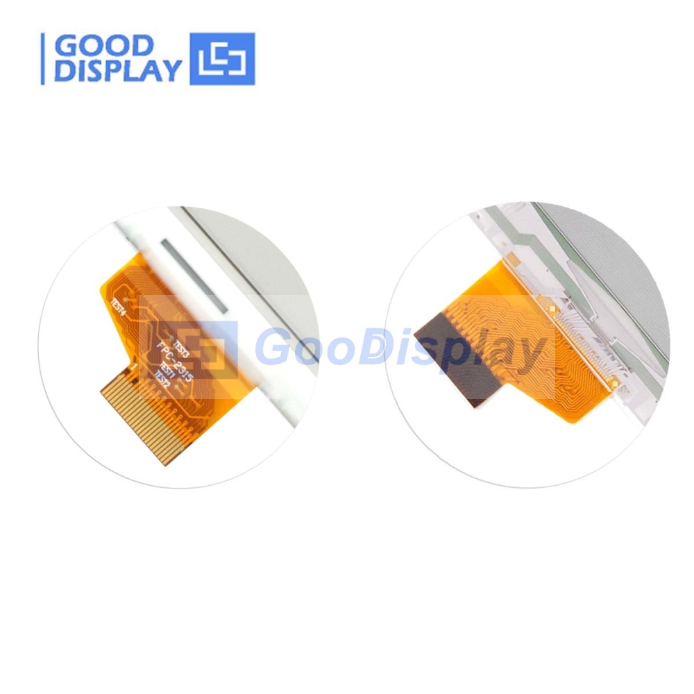 3.7-inch  ePaper raw Display for  Raspberry Pi/Jetson Nan, Black, White, Yellow, and Red, 416x240, GDEM037F52