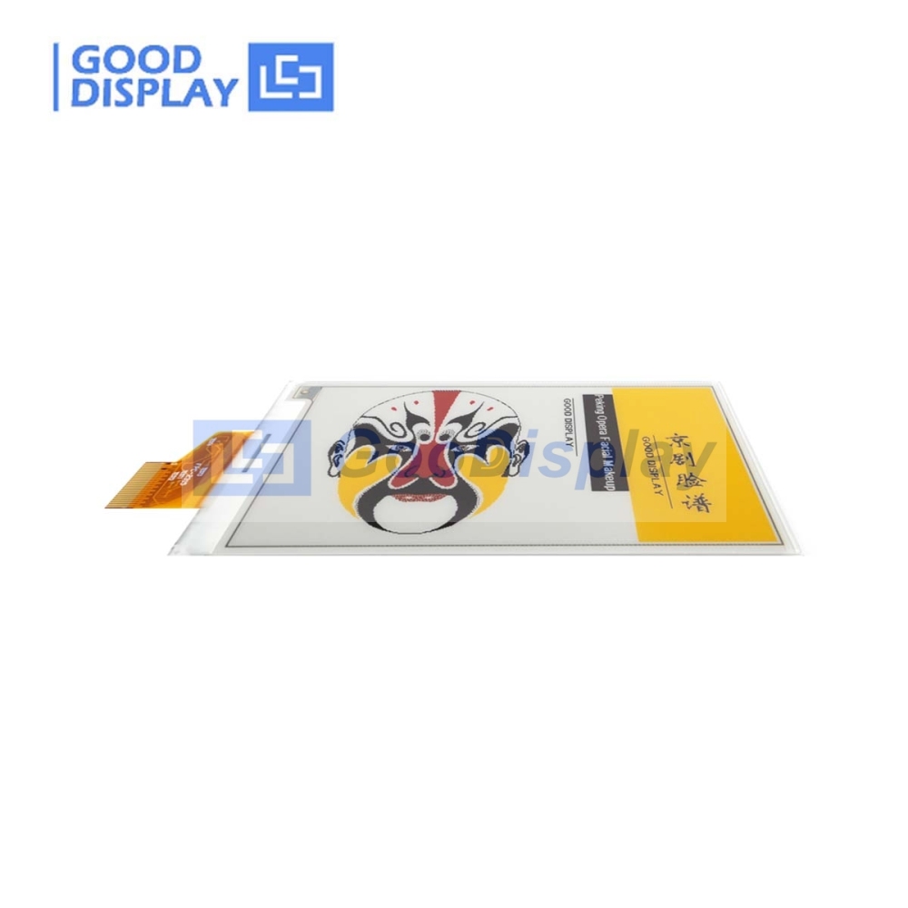 3.7-inch  ePaper raw Display for  Raspberry Pi/Jetson Nan, Black, White, Yellow, and Red, 416x240, GDEM037F52