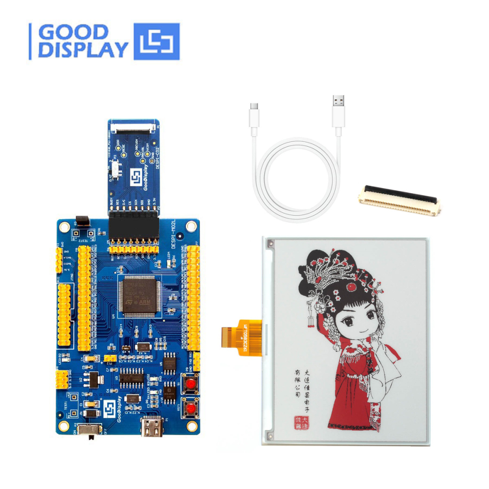 5.83 inch high resolution color red e-paper display Tri-color e-ink screen module buy