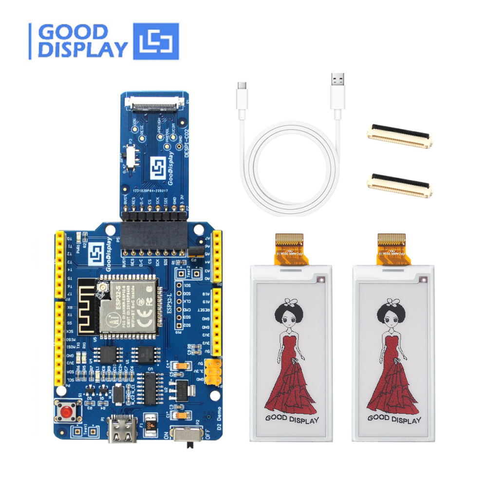 2.9 inch electronic paper screen SSD1680A 296x128 color e-ink display, GDEY029Z94