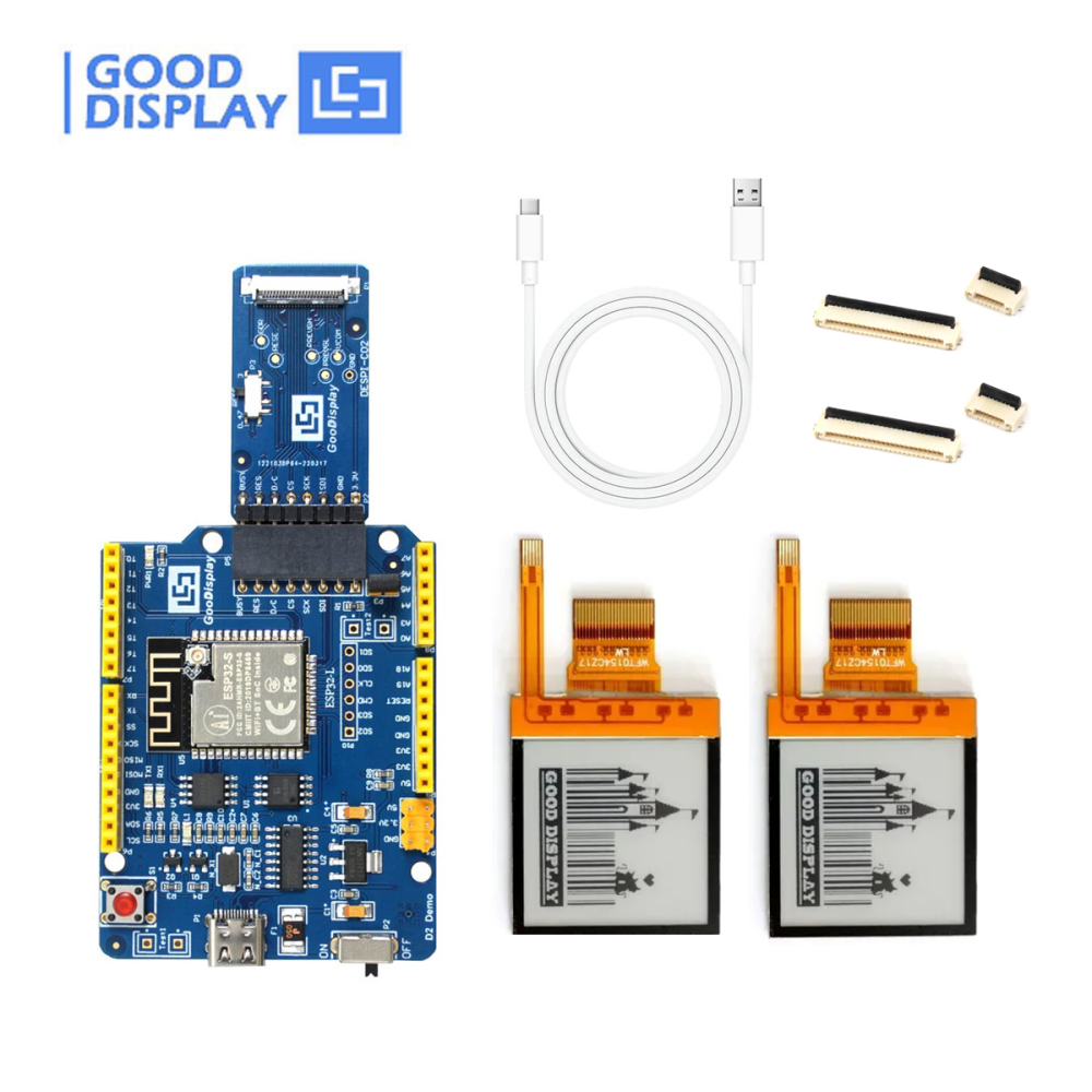 1.54 inch small e-ink display with frontlight 4 Grayscale display panel, GDEW0154T8-FL