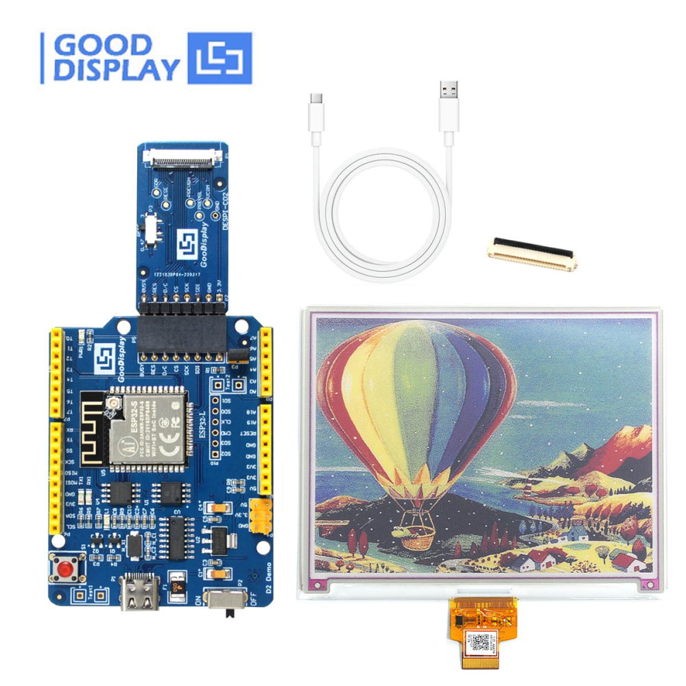 5.65 inch ACeP 7-Color E Ink Gallery Palette e-paper, GDEP0565D90