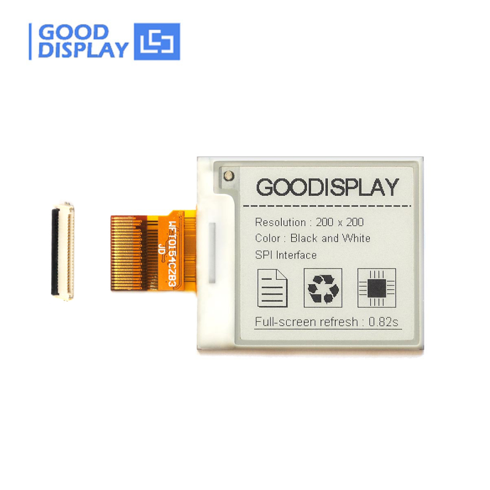1.54 Inch 200x200 SPI EPD Screen GDEW0154M09 Arduino E-Paper Display Module, 2pcs GDEW0154M09 with DEArduino Demo Kit DEArduino-L(C02)