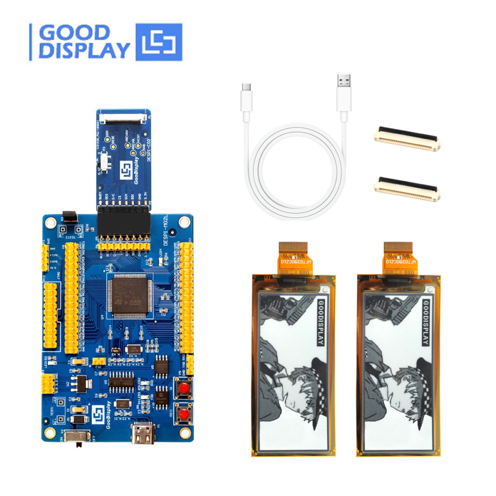 2.9 inch e-paper SPI interface flexible epd EP32 Module, 2pcs GDEW029I6FD with ESP32 Demo Kit