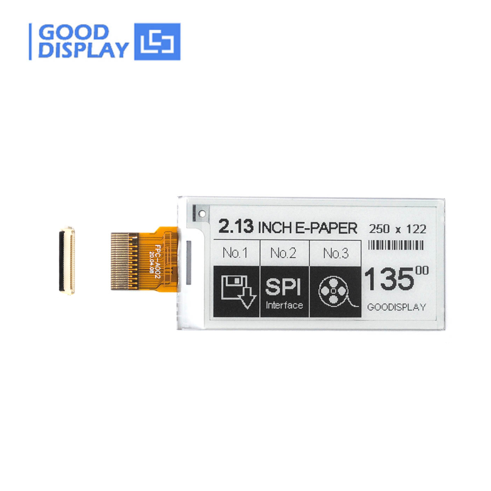 2.13'' Epaper Partial Refresh E Paper Display with NFC Driving EPD Board, GDEY0213B74 with NFC Board DENFC-M01
