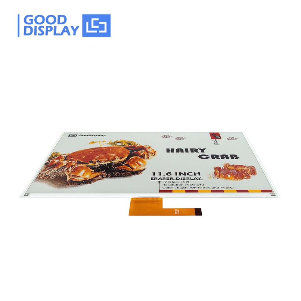 [EOL]11.6-Inch Four-Color E Ink Display | 960x640 E Paper Screen with Eye-Friendly Design & SPI Interface