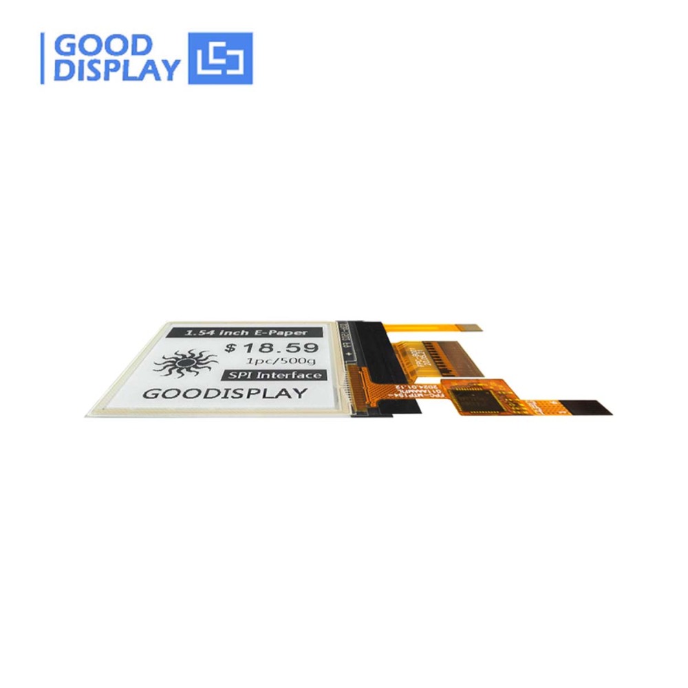 1.54-Inch E-Ink Screen with Frontlight and Touch Function Ultra-Fast 1.5s Refresh Rate
