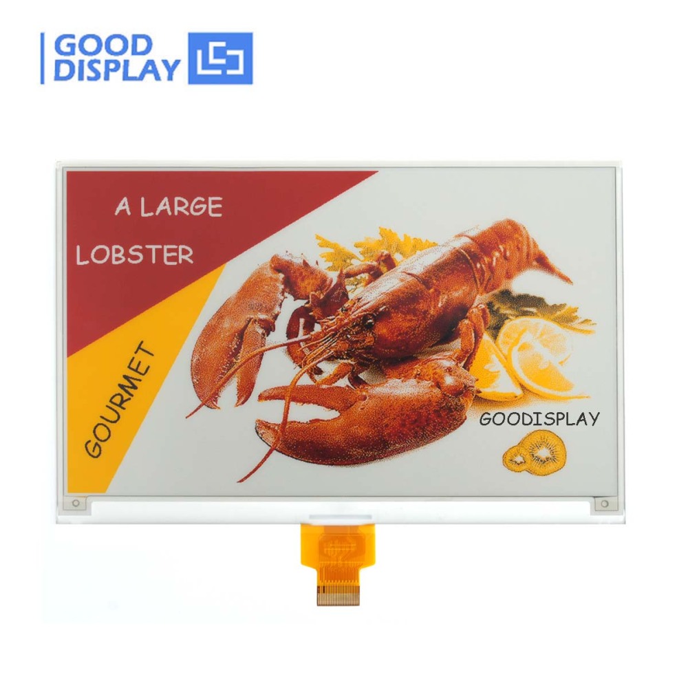 7.5-inch Four-color E-paper Module SPI Display Screen Resolution 800x480