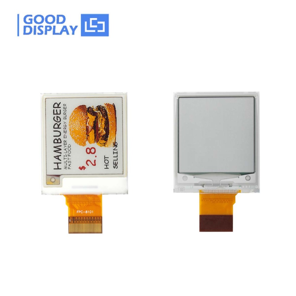 1.54-Inch E-Paper Display Four-Color (Yellow & Red) with High Resolution 200x200