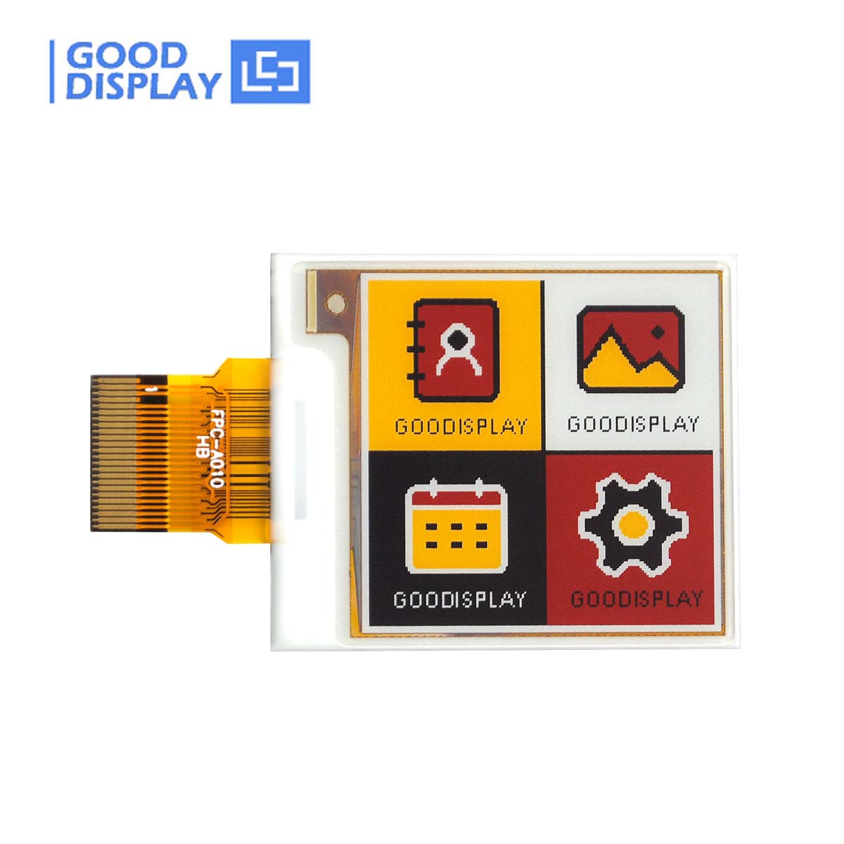 1.54 Inch Tri-Color E-Paper Display - Black, White, Red, and Yellow ...