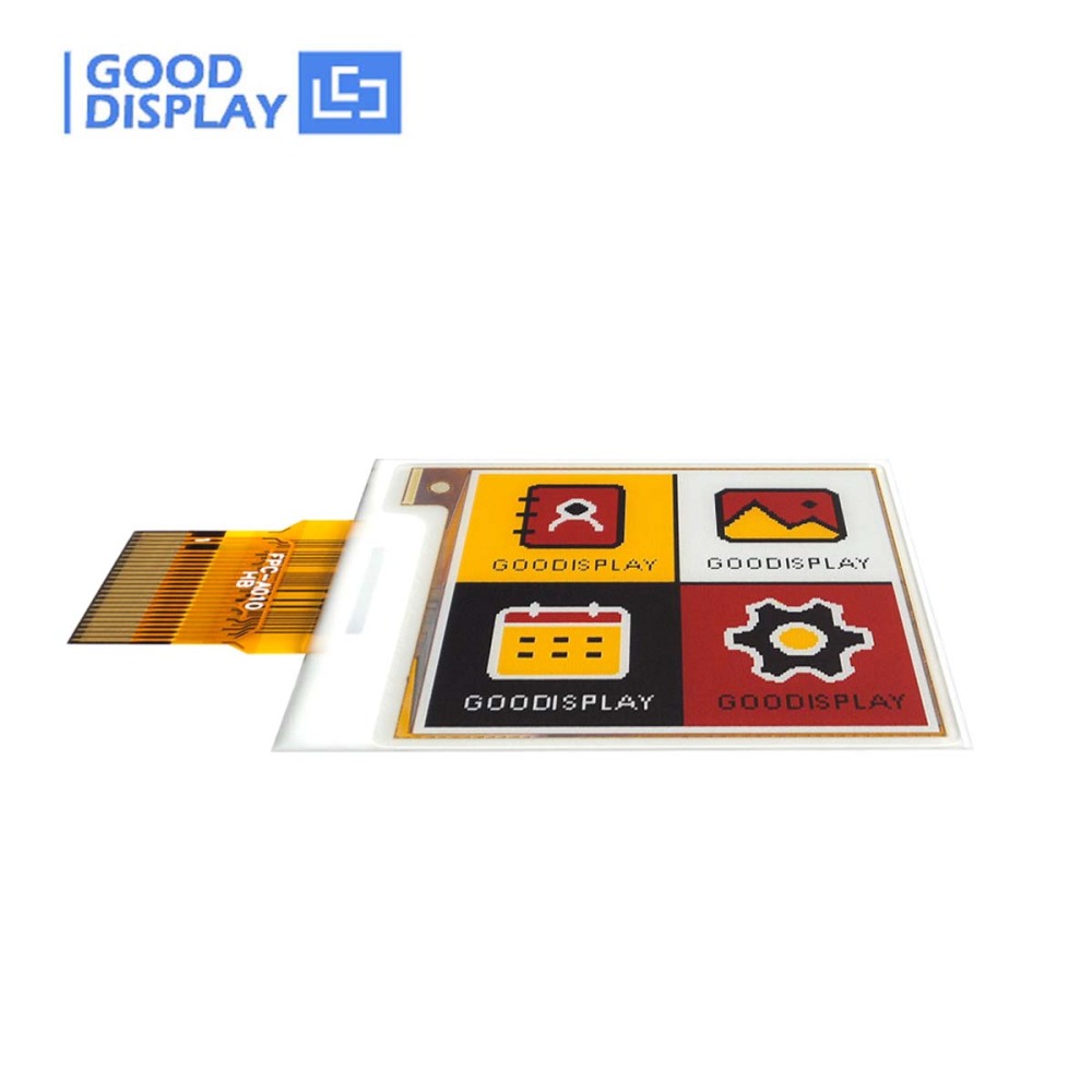 1.54 Inch Tri-Color E-Paper Display - Black, White, Red, and Yellow Eink 152x152 Resolution