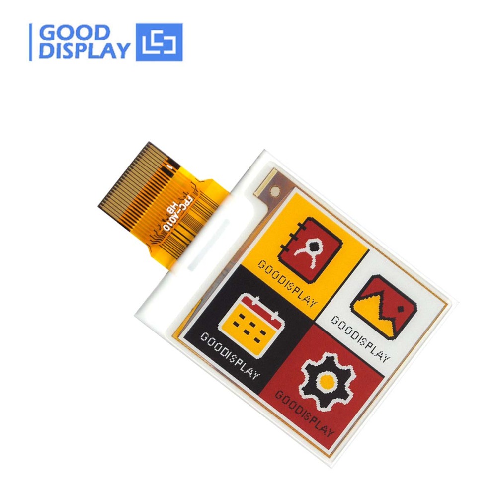 1.54 Inch Tri-Color E-Paper Display - Black, White, Red, and Yellow Eink 152x152 Resolution