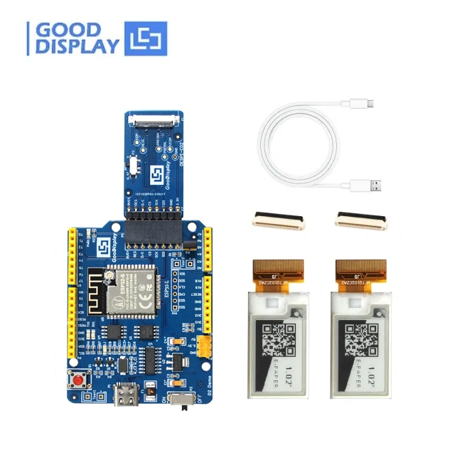 Ultra-Clear 1.02 Inch Mini E Ink Display 0.3s Partial Refresh for Fast ...