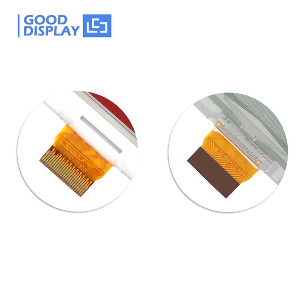 3.7 Inch Black, White, Yellow, and Red 4-colors E-ink Screen Resolution 416x240