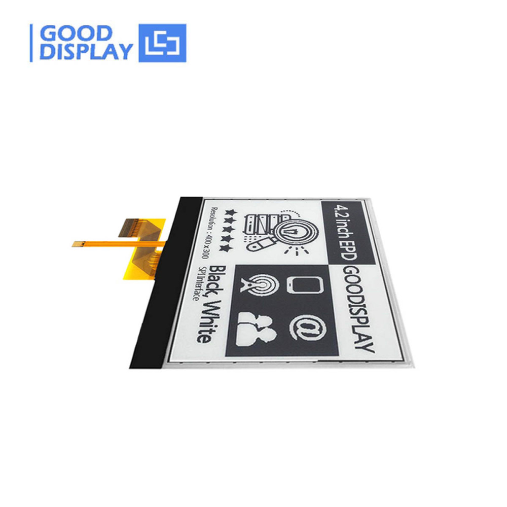 4.2-Inch E-Paper Display with Front Light 1.5s Fast Refresh Rate 400x300 Resolution