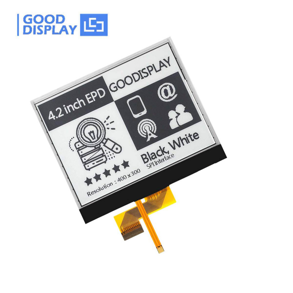 4.2-Inch E-Paper Display with Front Light 1.5s Fast Refresh Rate 400x300 Resolution
