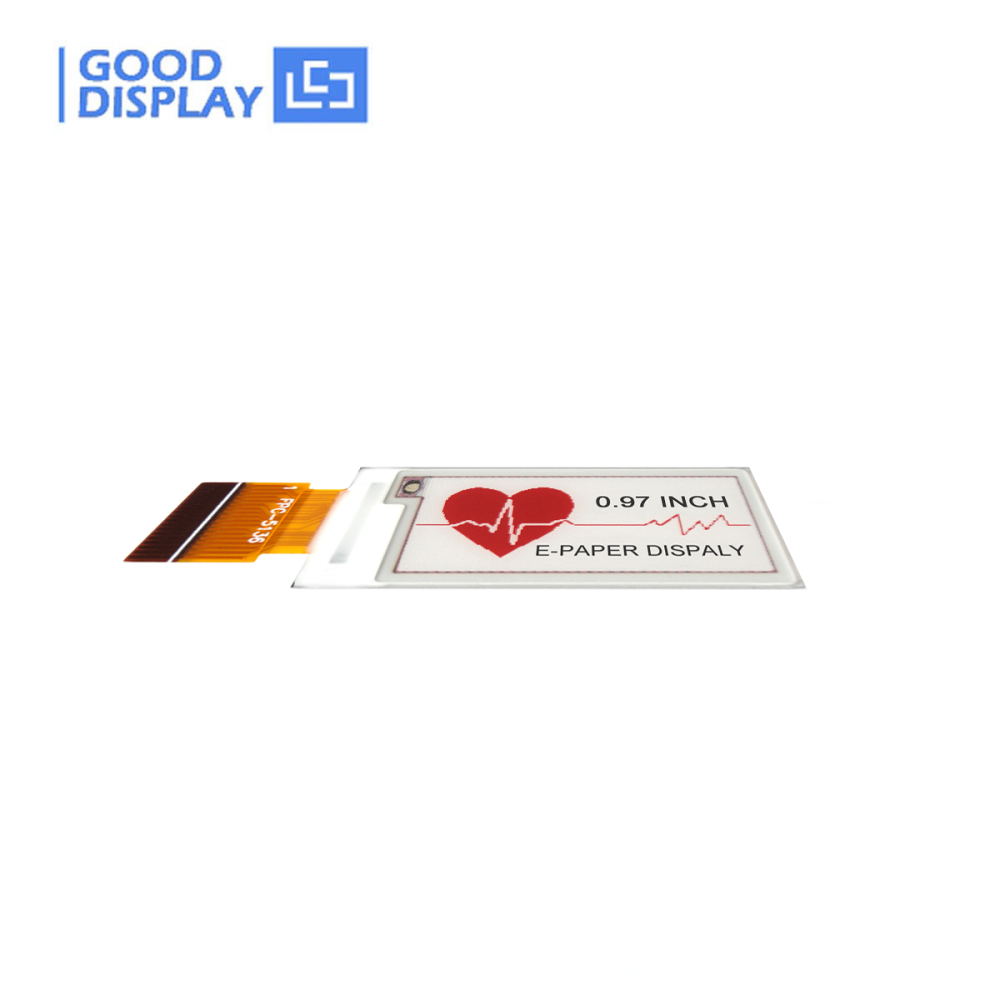 [EOL]0.97 Inch Mini E-Paper Display Red E-Ink Screen with 18-Pin Connector Partial Update Capable