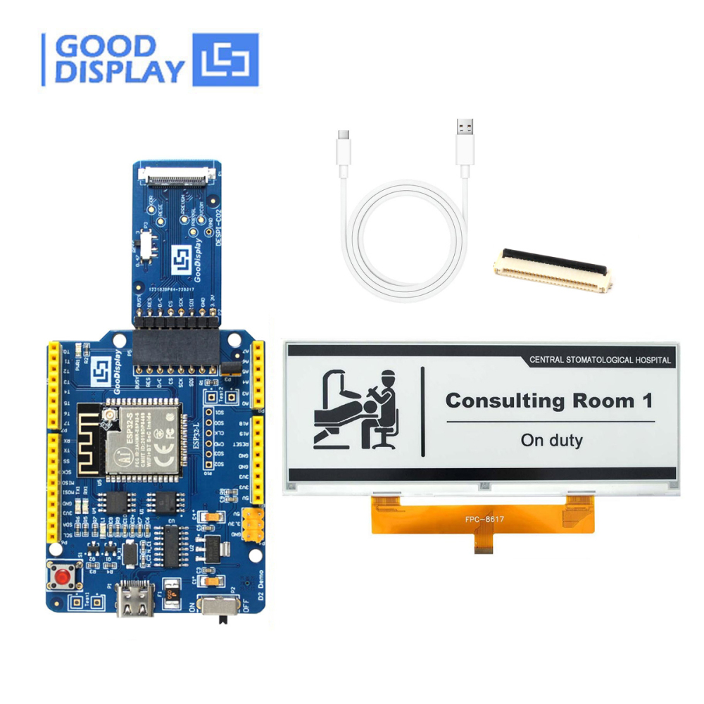 10.85-inch large E Ink screen narrow display 1360x480 with 0.4s Partial Update