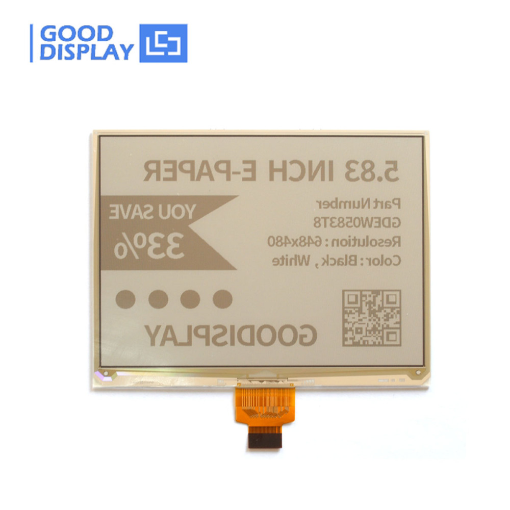 [EOL]5.83 inch Large e-paper display High-Resolution 800x480 SPI interface