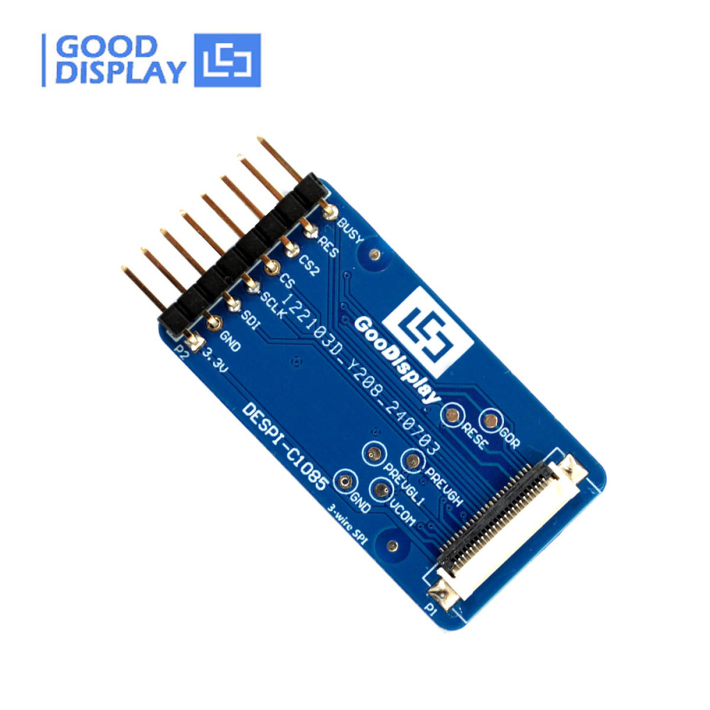 10.85-Inch E-Paper HAT Adapter Board for High-Resolution Displays