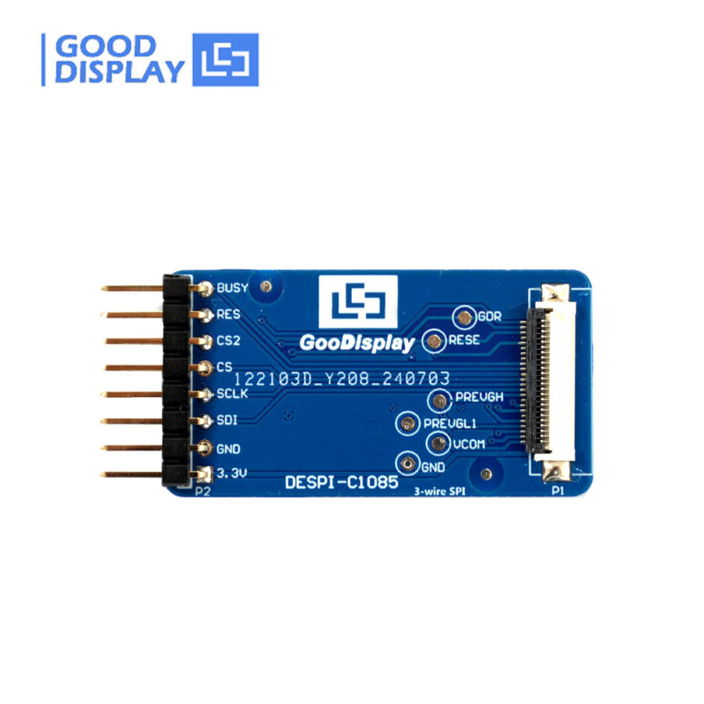 10.85-inch large E Ink screen narrow display 1360x480 with 0.4s Partial Update