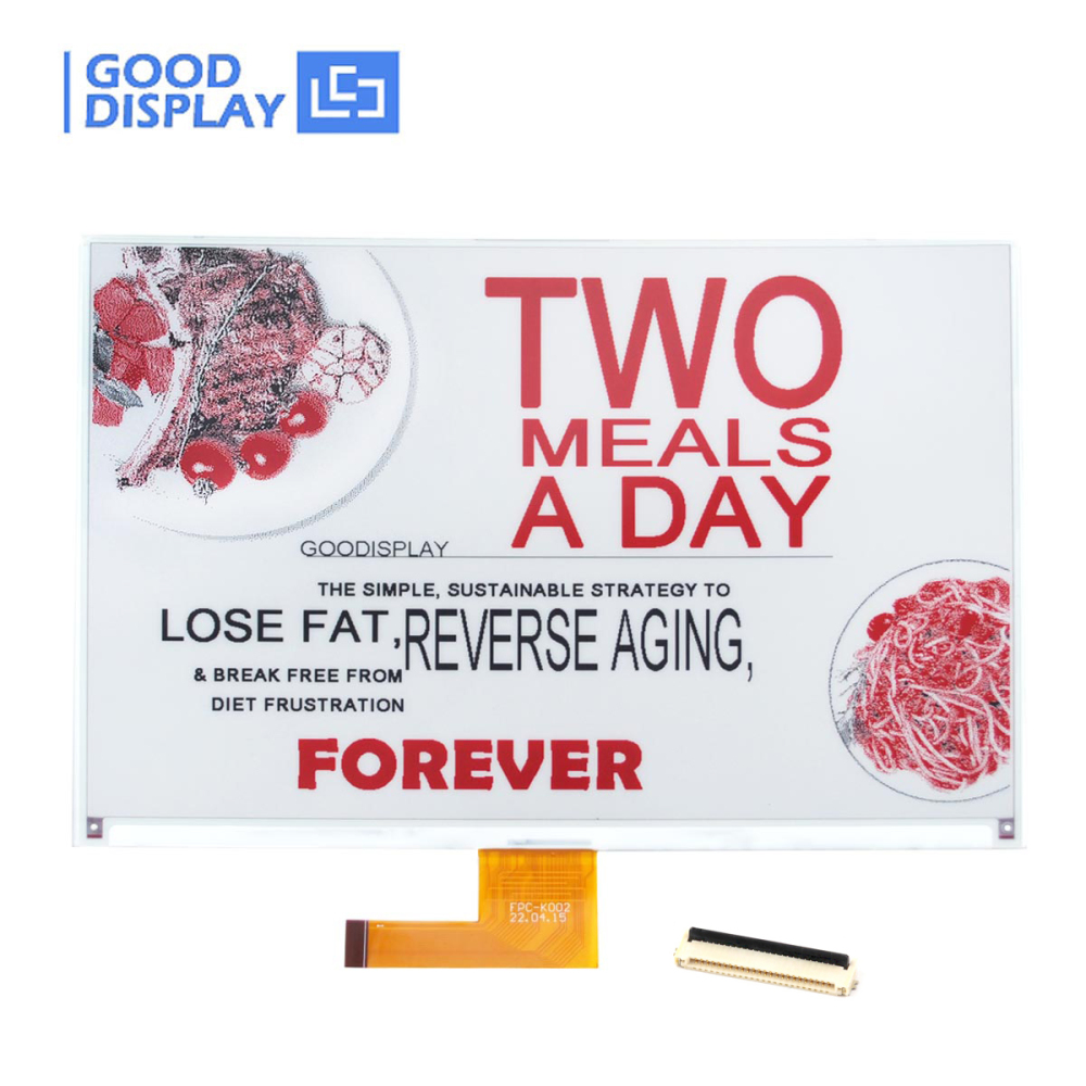 GooDisplay Large Color Epd 11.6 inch E Ink E Paper Eink Display Tri-Color E-Ink Display