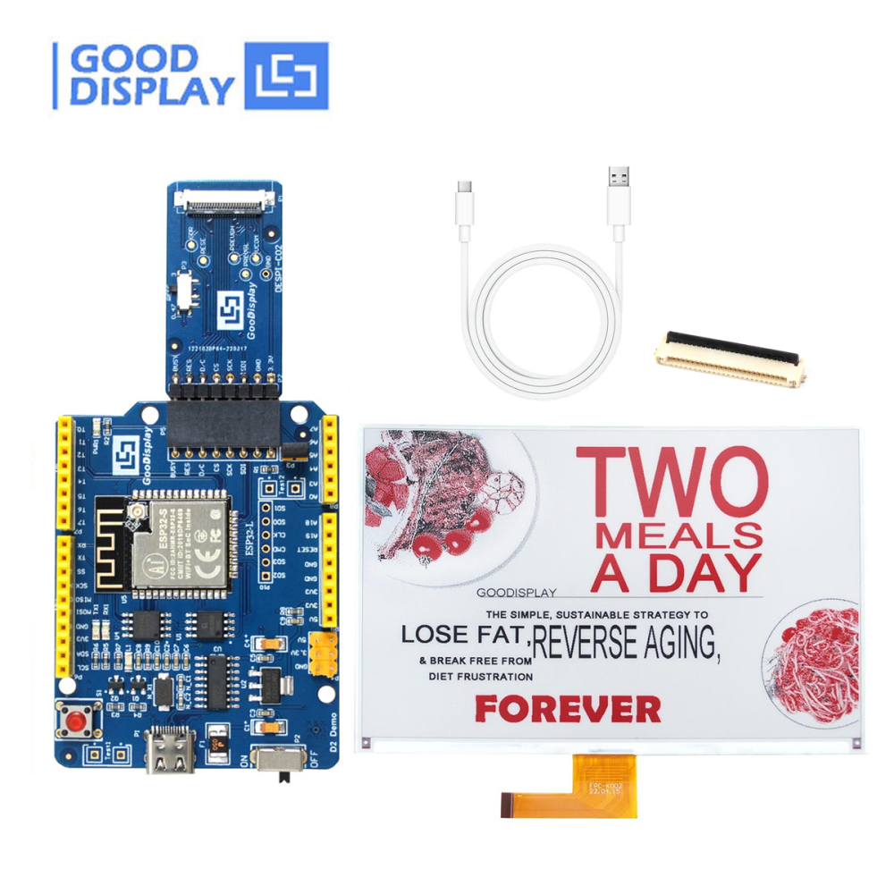 GooDisplay Large Color Epd 11.6 inch E Ink E Paper Eink Display Tri-Color E-Ink Display