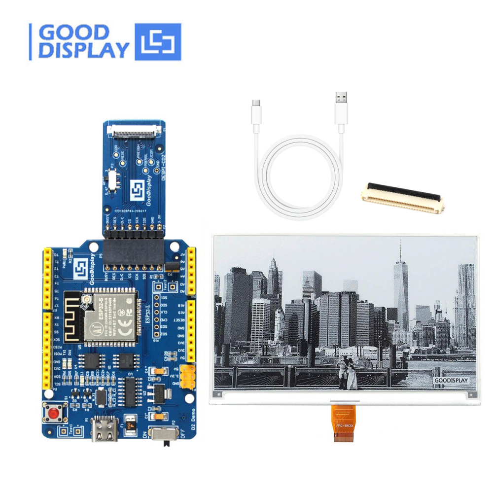 7.5-Inch ePaper Screen 800x480 Resolution Lightning-fast 0.3s E-ink Display