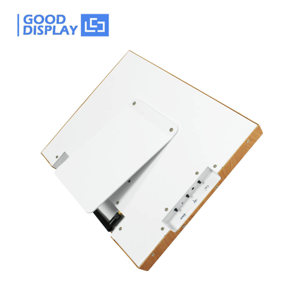 13.3-Inch E Ink Spectra6 Display with USB & Wi-Fi: Ultra-Long Standby in a Sleek Wooden Frame