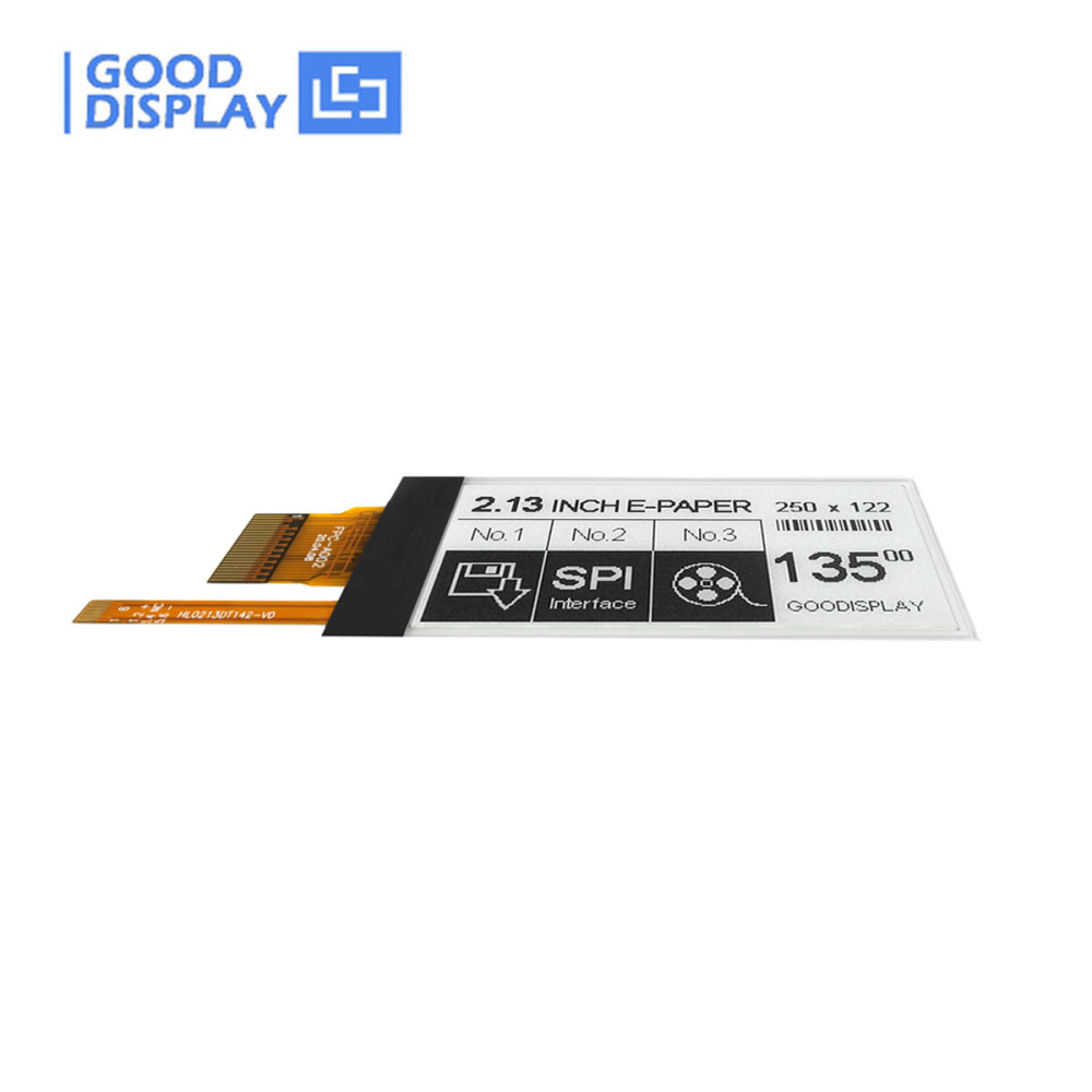 2.13" E paper Display Front Light E Ink Screen for Raspberry Pi SSD1680Z Backlit Electronic Paper Screen