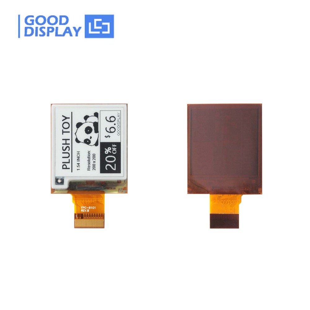 1.54-inch Flexible E Ink Display 0.42s Partial Refresh 200x200 ePaper Displays Module