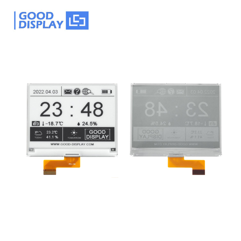 4.2" Wide Temperature E-ink displays -25℃~50℃ Electronic Paper 400x300 Resolution Intelligent Paper