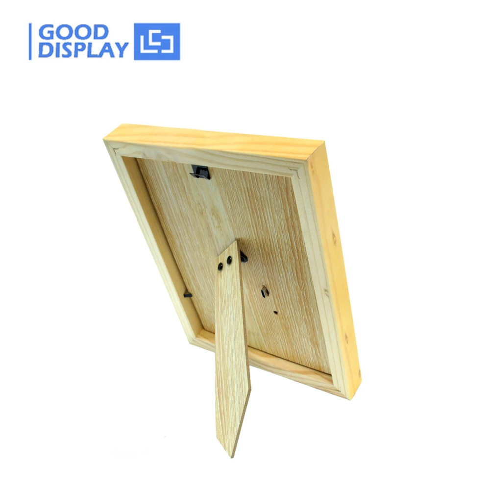 7.3-inch Color E-Paper Frame Solid Wood Design Ultra-Long Standby ...