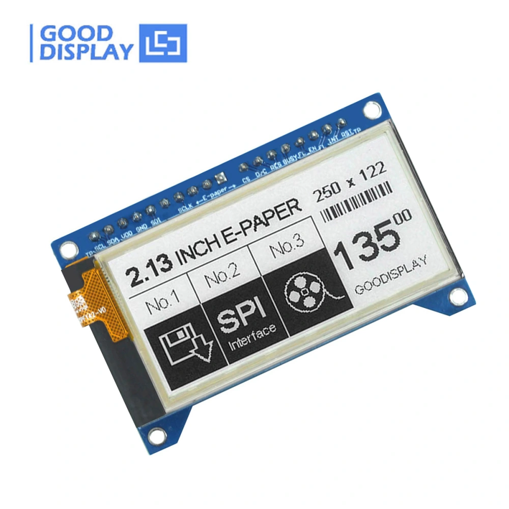 E Ink Module for 2.13-Inch Touchscreen & Front Light E-ink Display Low ...