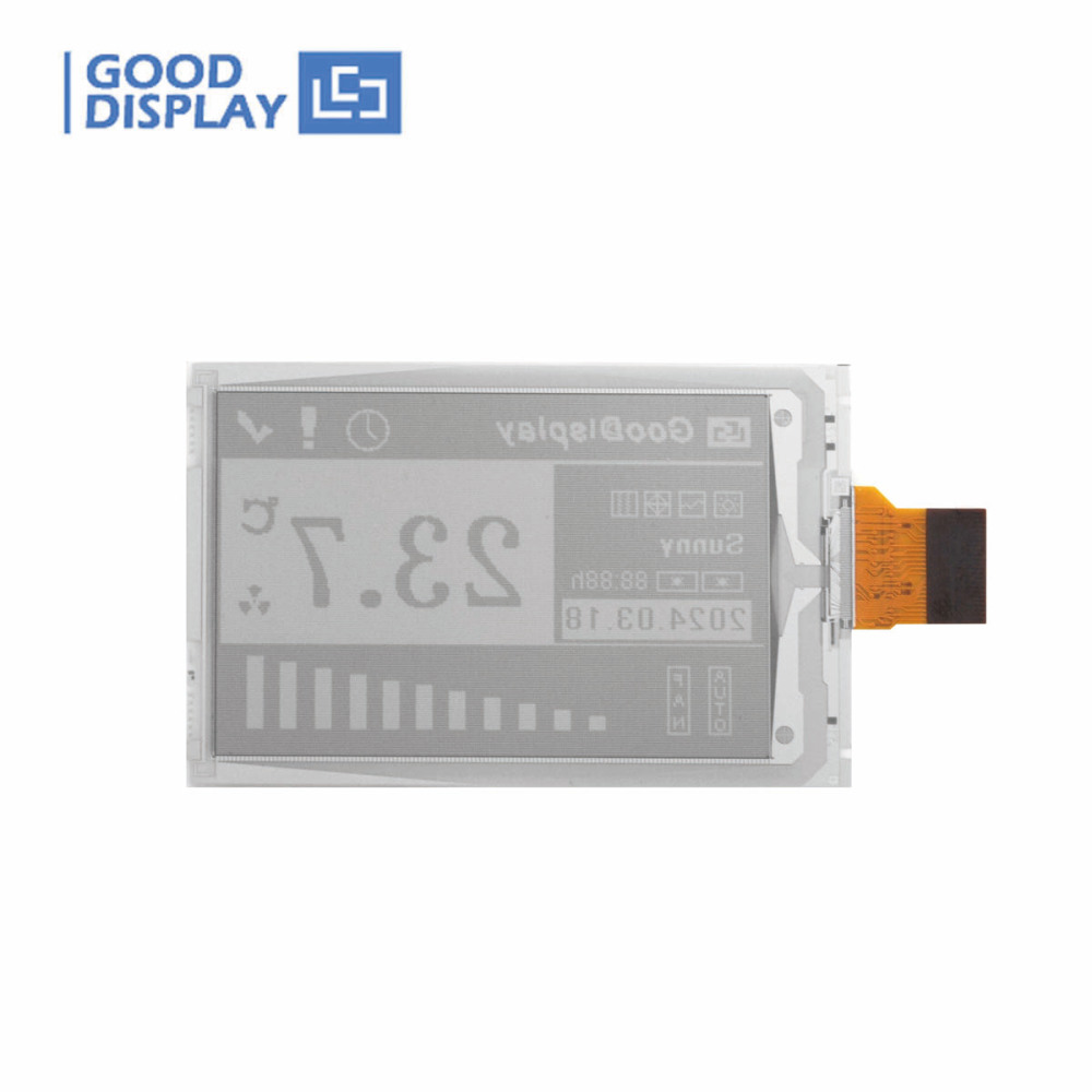 1s Fast Refresh 2.7inch E-Ink Display Panel with SPI Interface Black/White Two Colors