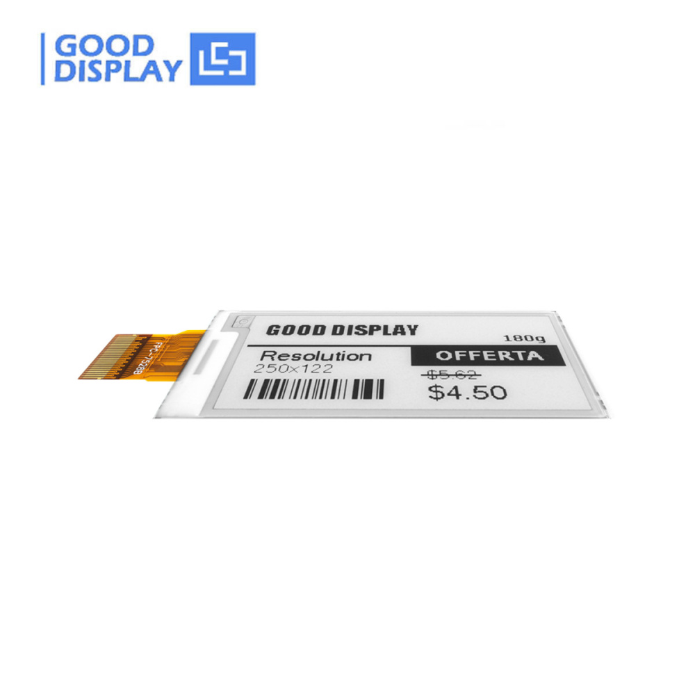 Wide Temperature 2.13-inch E-paper -25℃ to 50℃ E-Ink Display 250x122 Resolution